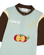 Brain Dead x Coach Mesh Quarter Zip Top - Light Green 3