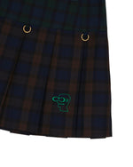 Brain Dead x Coach Mini Plaid Pleated Skirt - Dark Brown 3
