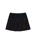 Brain Dead x Coach Mini Plaid Pleated Skirt - Dark Brown