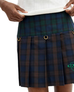 Brain Dead x Coach Mini Plaid Pleated Skirt - Dark Brown 7