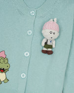 Brain Dead x Coach Plush Character Cardigan - Light Green 3
