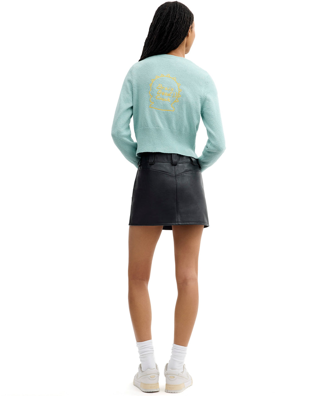 Brain Dead x Coach Plush Character Cardigan - Light Green 6