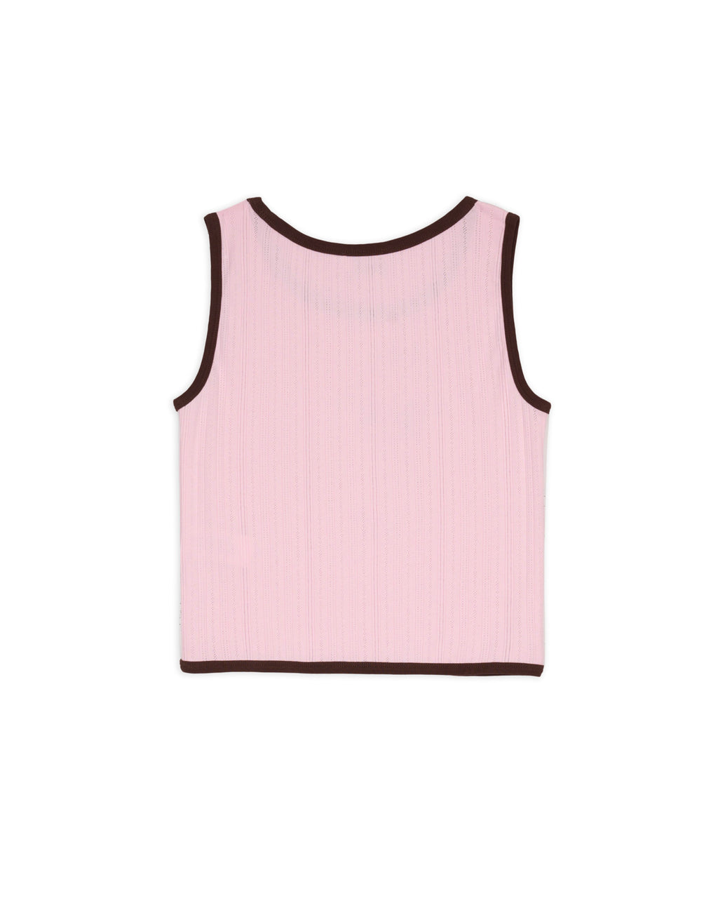 Brain Dead x Coach Pointelle Graphic Tank Top - Pink 5