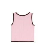 Brain Dead x Coach Pointelle Graphic Tank Top - Pink 5