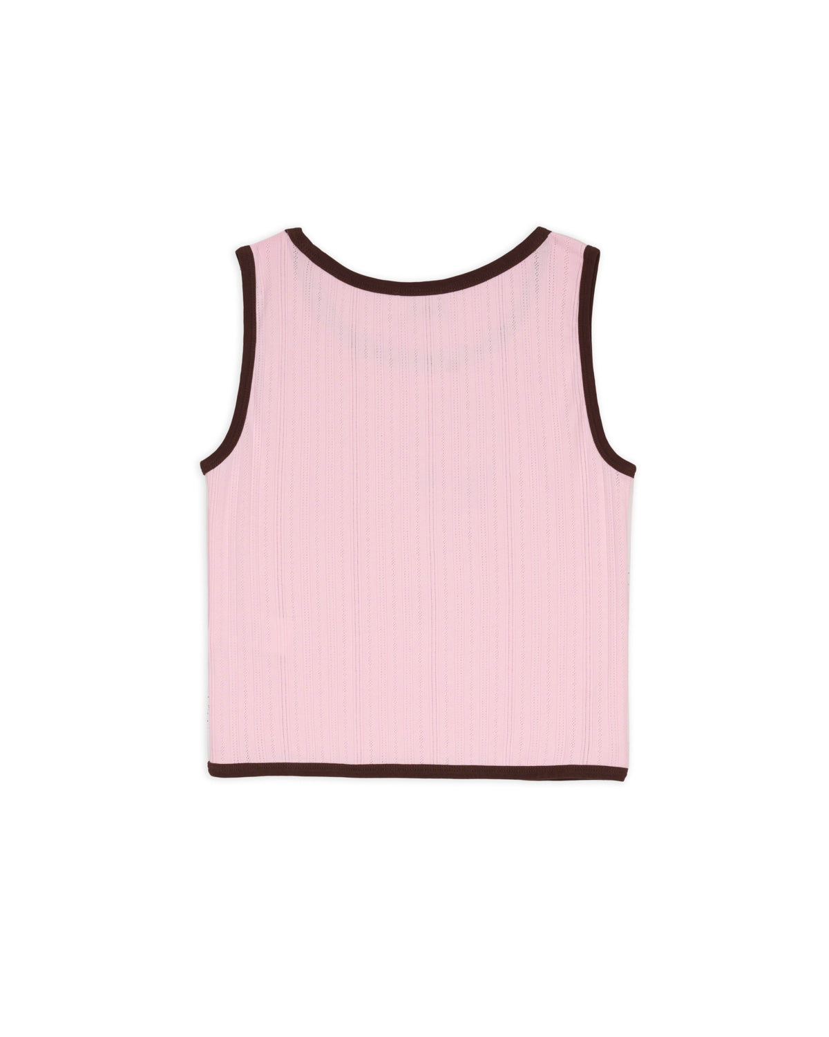 Brain Dead x Coach Pointelle Graphic Tank Top - Pink 5