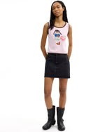 Brain Dead x Coach Pointelle Graphic Tank Top - Pink 4