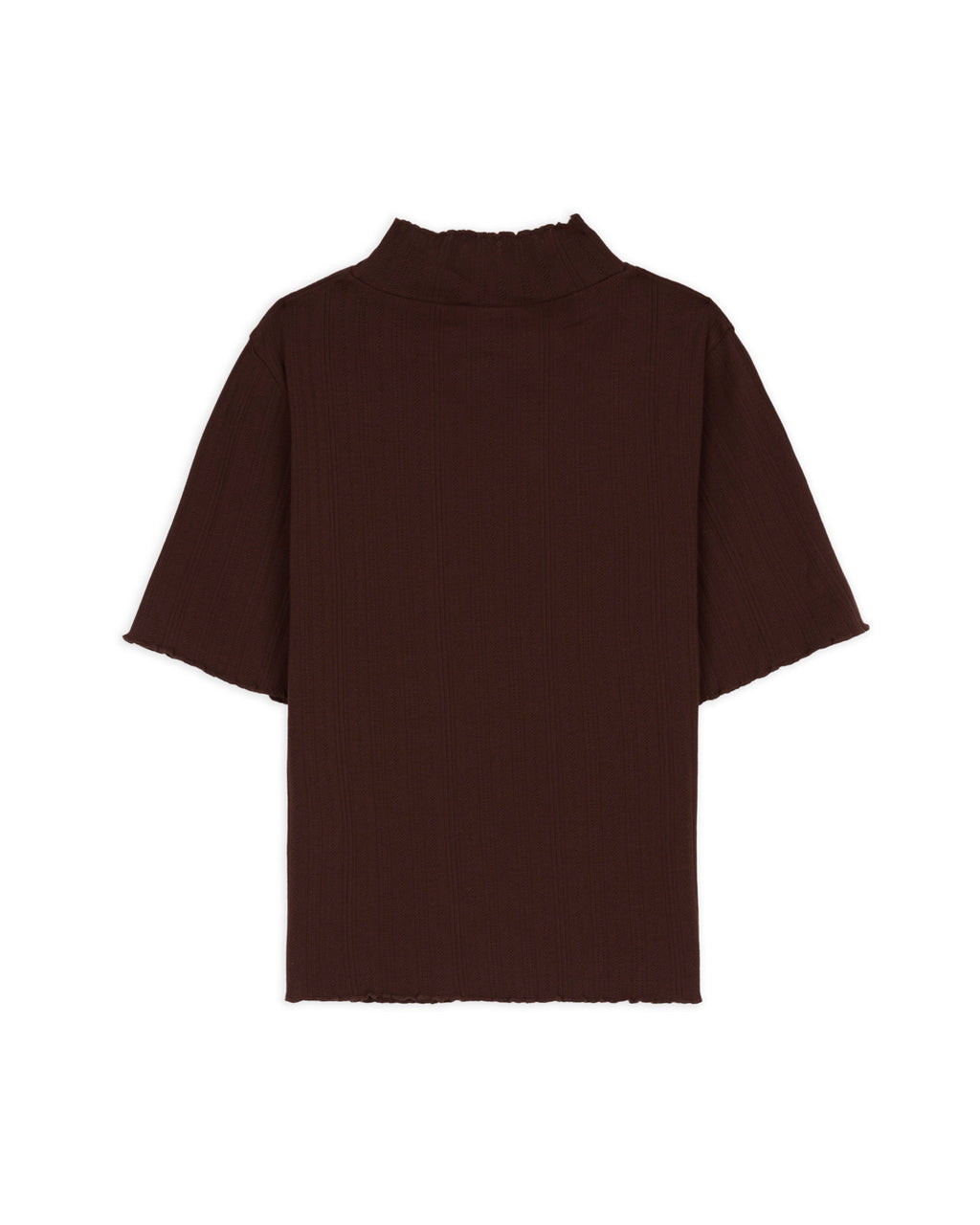 Brain Dead x Coach Pointelle Mockneck Top - Brown 5