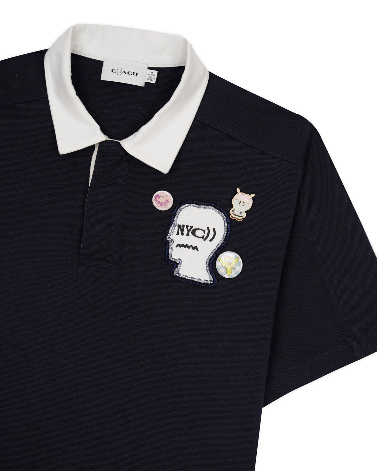 Brain Dead x Coach Rugby Polo - Navy 3
