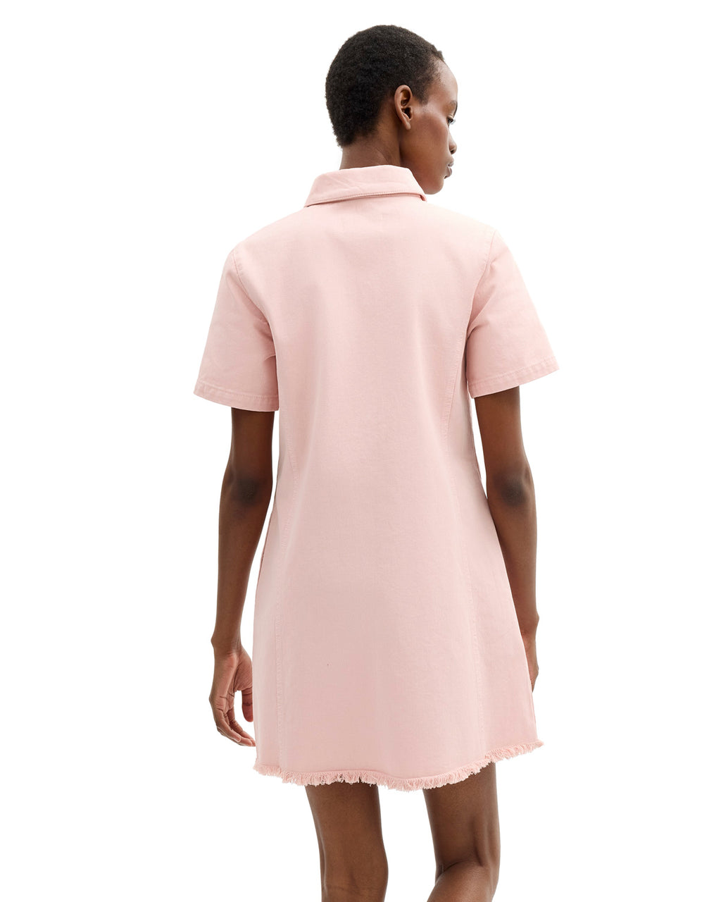 Brain Dead x Coach Short Sleeve Denim Mini Dress - Pink 9