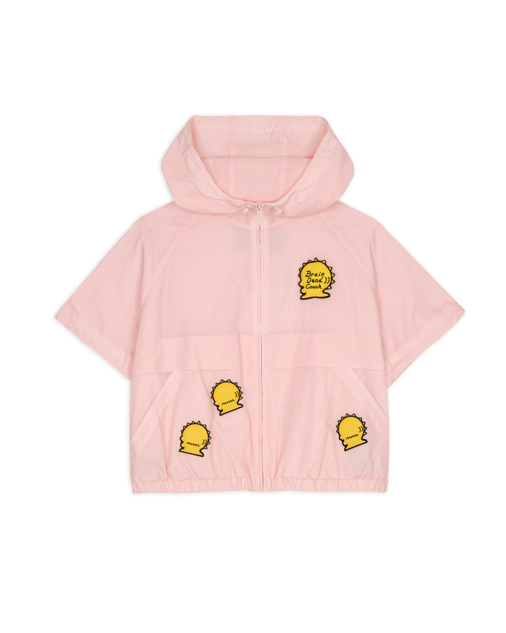 Brain Dead x Coach Short Sleeve Windbreaker - Light Pink