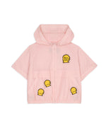 Brain Dead x Coach Short Sleeve Windbreaker - Light Pink 1