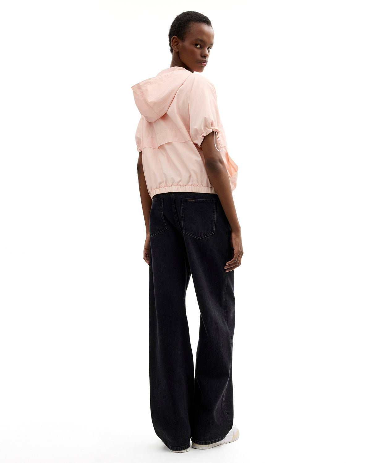 Brain Dead x Coach Short Sleeve Windbreaker - Light Pink 4