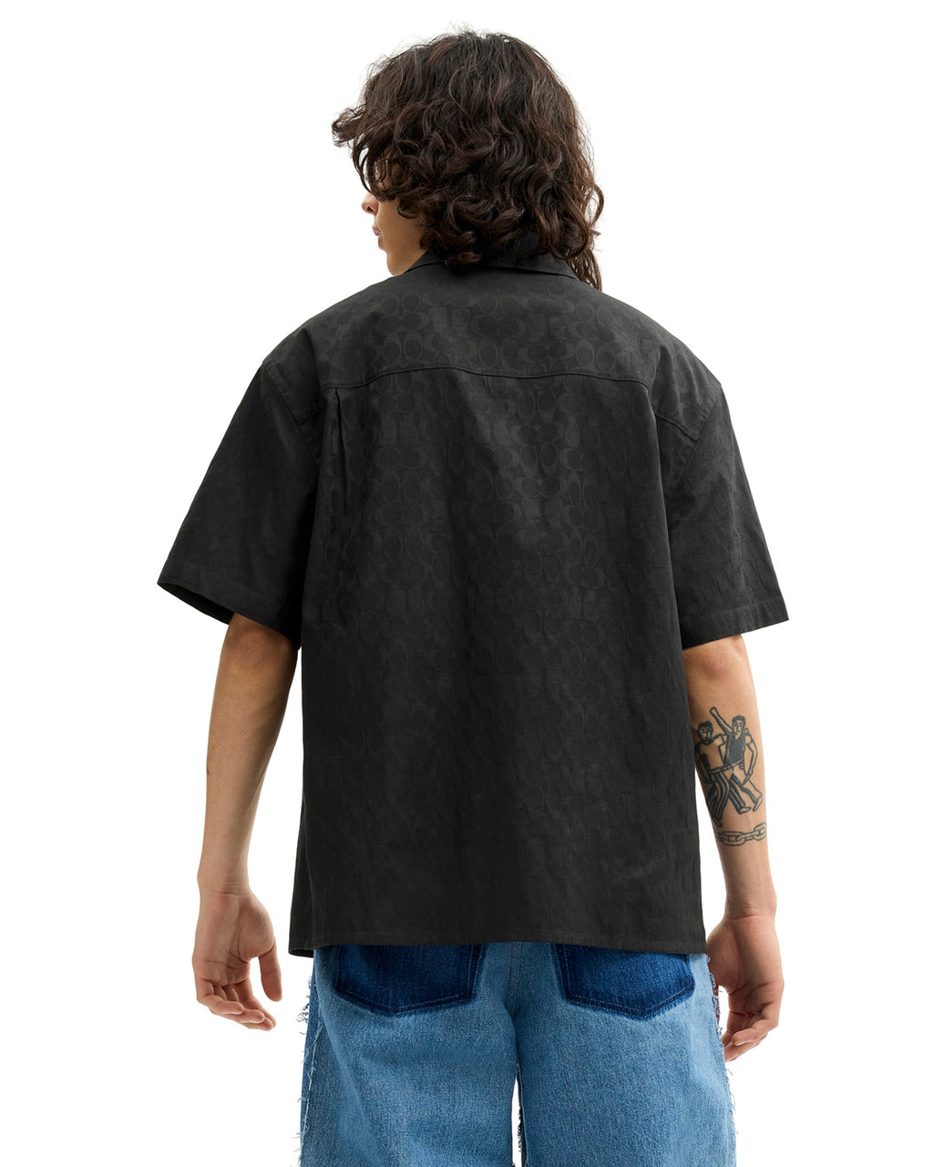 Brain Dead x Coach Signature Camp Shirt - Black 4