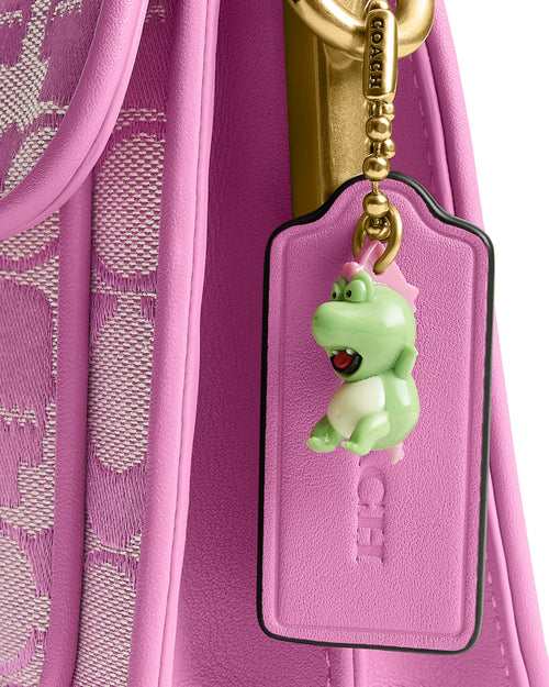 Brain Dead x Coach Signature Jacquard Soft Tabby Shoulder Bag 26 - Fuchsia 2