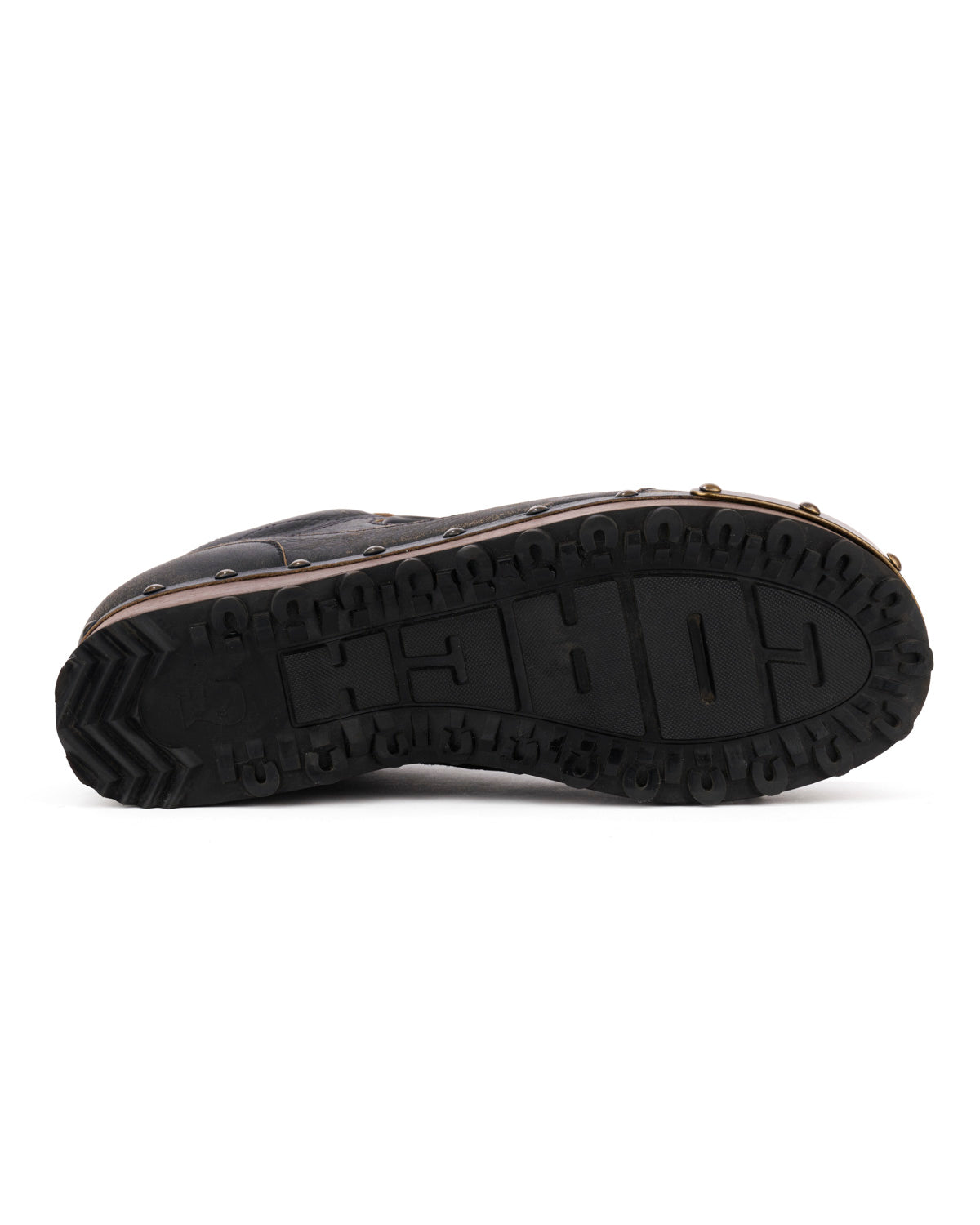 Brain Dead x Coach Men's SoHo Leather Wooden Clog - Black
