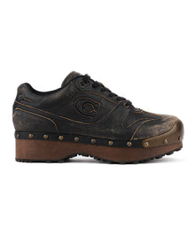 Brain Dead x Coach Men's SoHo Leather Wooden Clog - Black