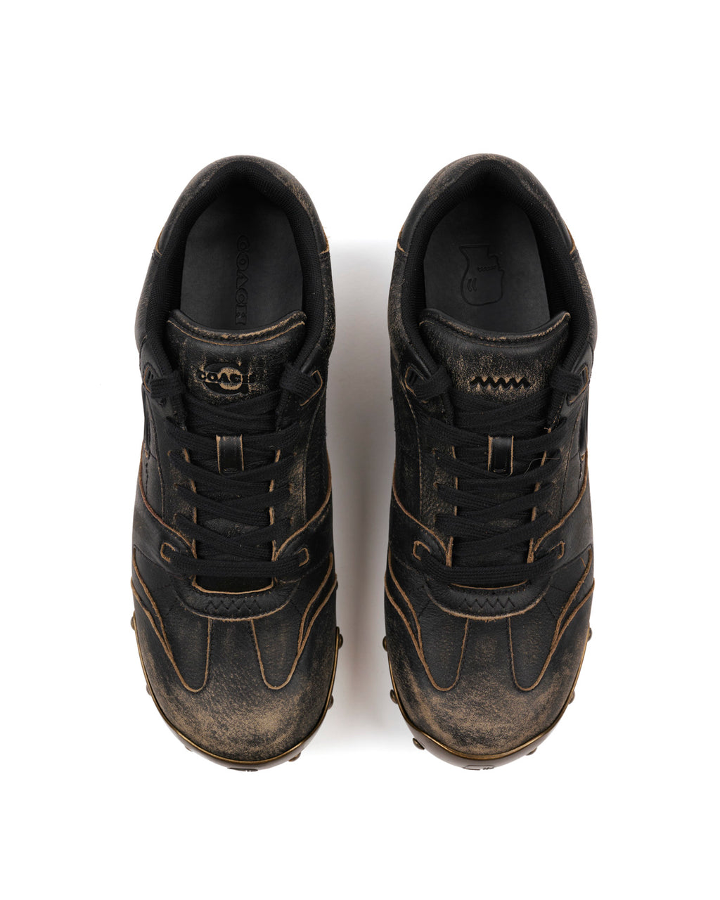 Brain Dead x Coach SoHo Leather Wooden Clog - Black 4