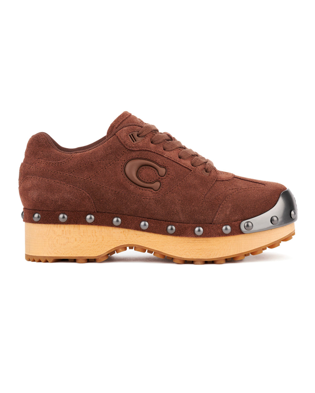 Brain Dead x Coach Men's SoHo Suede Wooden Clog - Vintage Brown