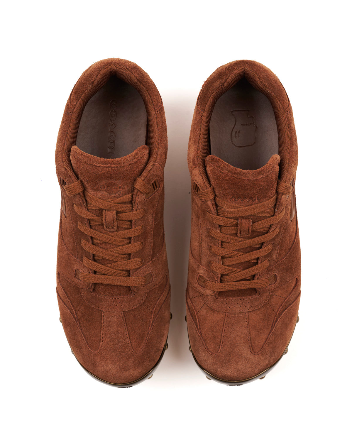 Brain Dead x Coach Men's SoHo Suede Wooden Clog - Vintage Brown 4