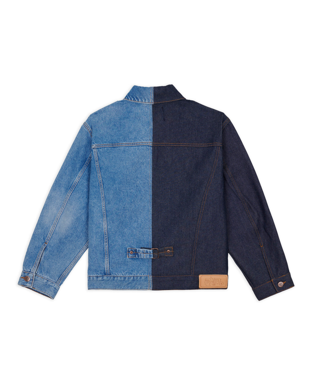 Brain Dead x Coach Split Denim Jacket - Blue Multi 3