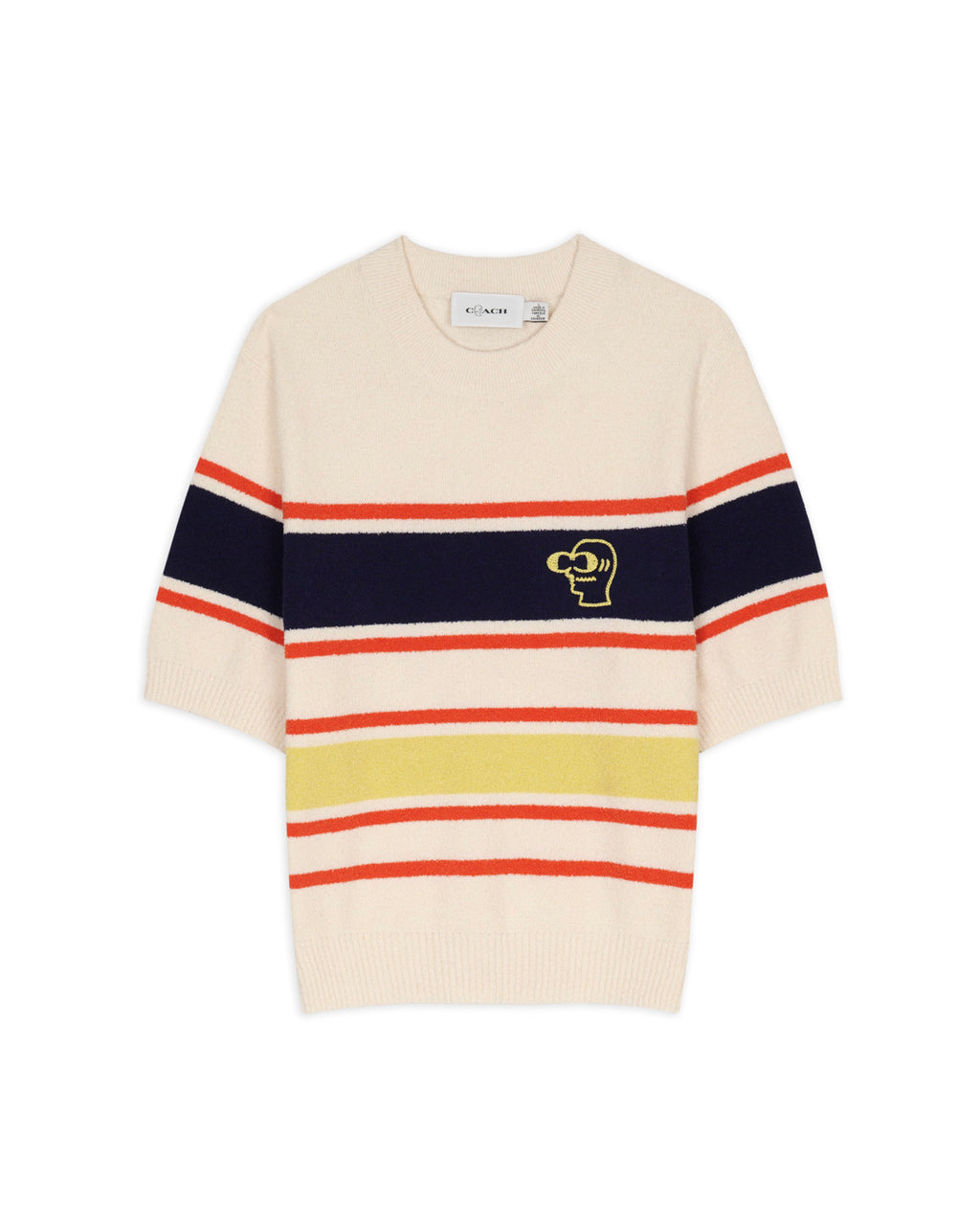 Brain Dead x Coach Striped Knit Top - Cream Multi