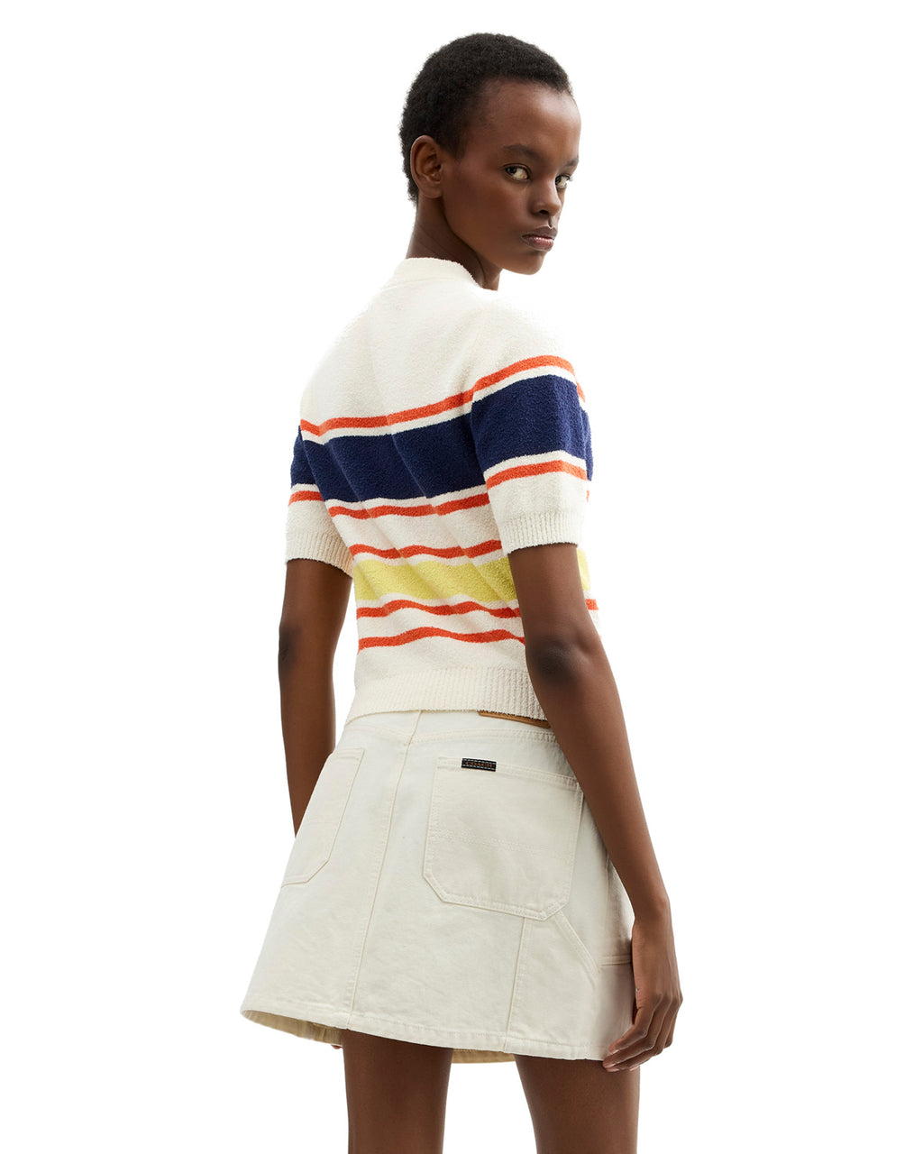 Brain Dead x Coach Striped Knit Top - Cream Multi 6