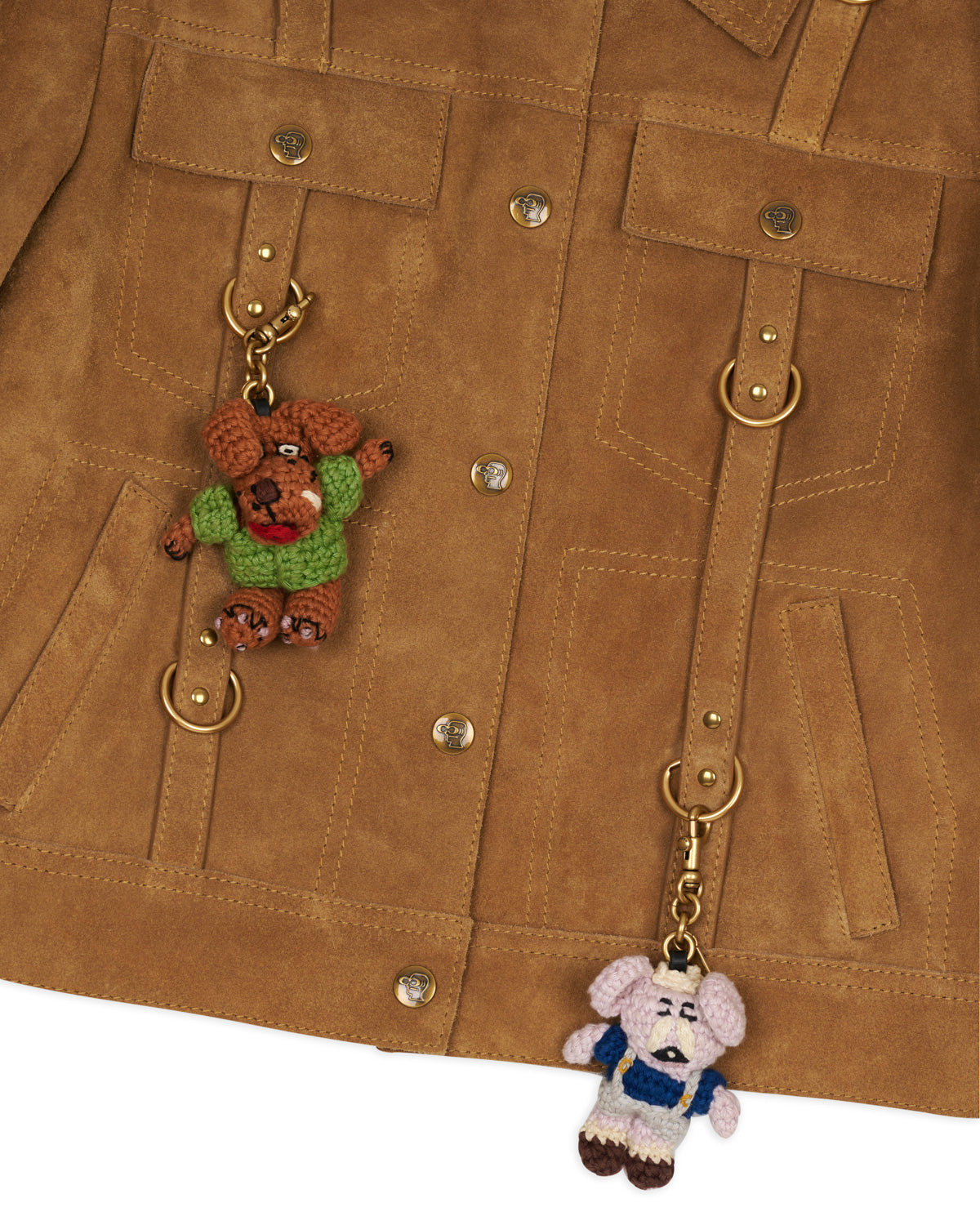 Brain Dead x Coach Suede Strap Jacket - Tan 3