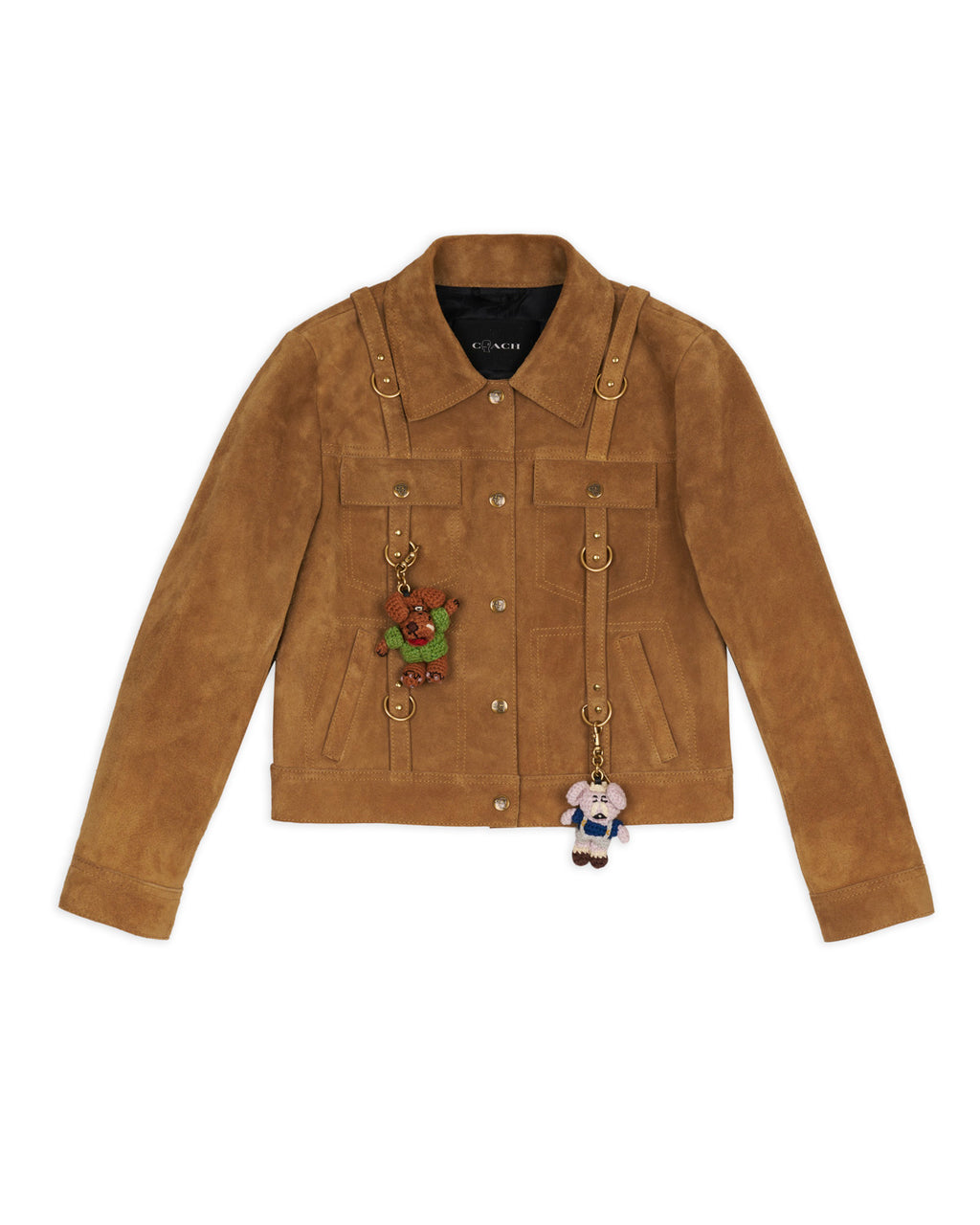 Brain Dead x Coach Suede Strap Jacket - Tan