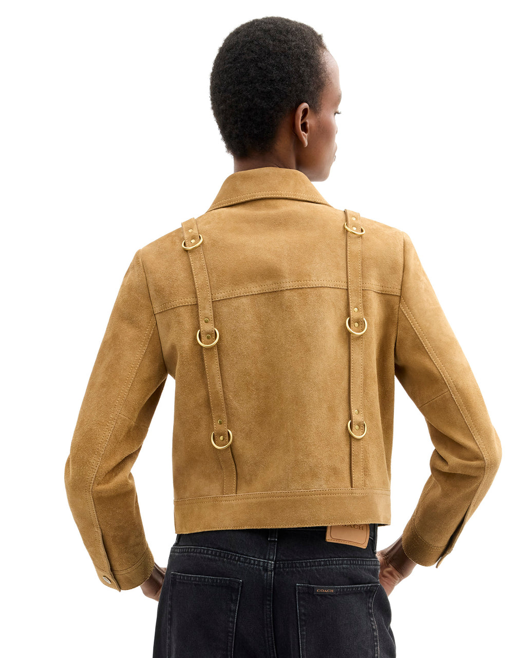 Brain Dead x Coach Suede Strap Jacket - Tan 9