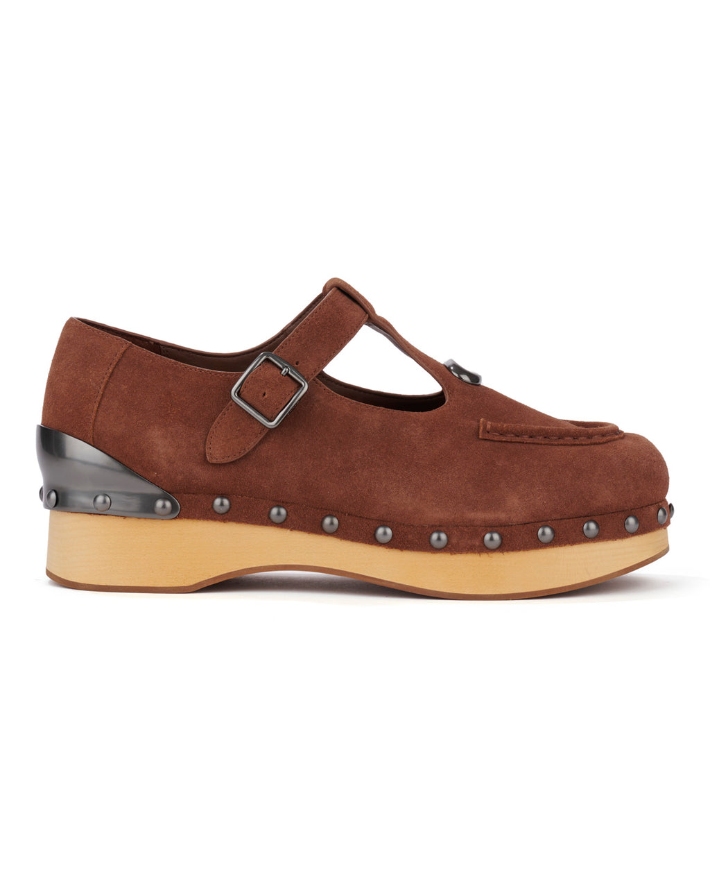 Brain Dead x Coach Men's Suede Wooden Mary Jane - Vintage Brown