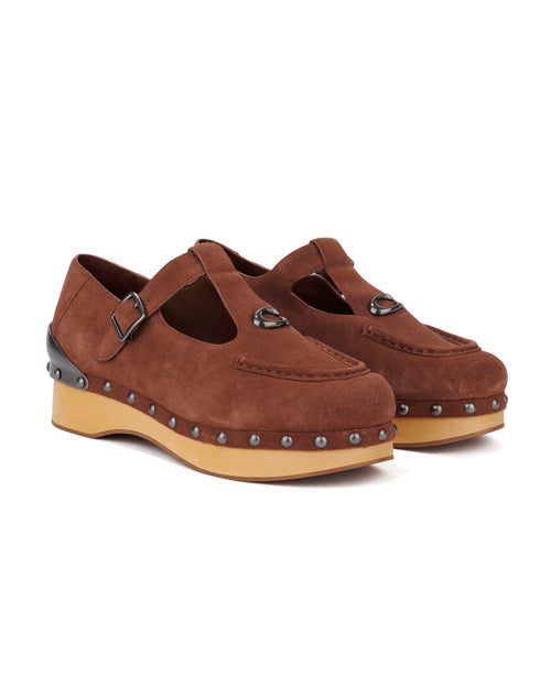 Brain Dead x Coach Suede Wooden Mary Jane - Vintage Brown 2