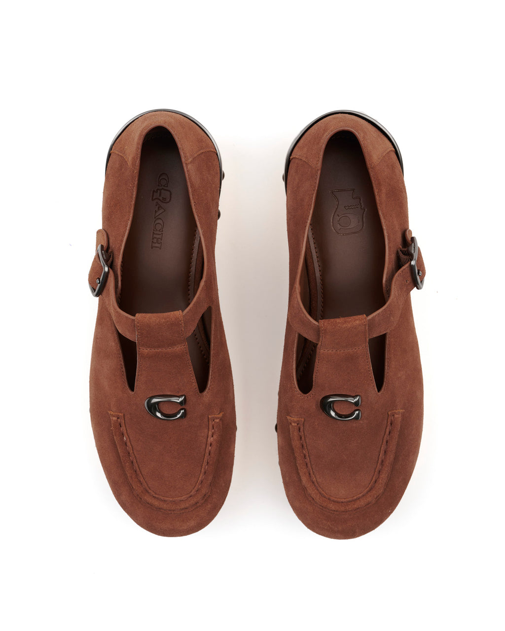 Brain Dead x Coach Suede Wooden Mary Jane - Vintage Brown 4