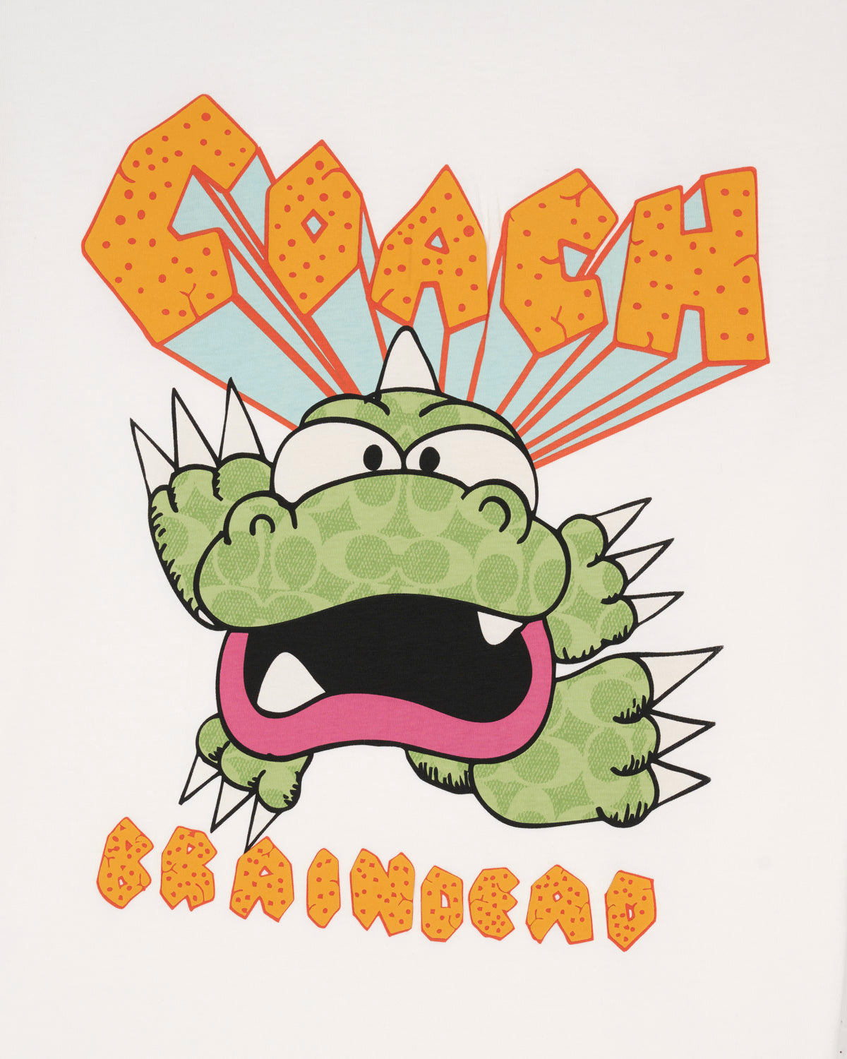 Brain Dead x Coach Zilly Monster T-Shirt - White Multi 3