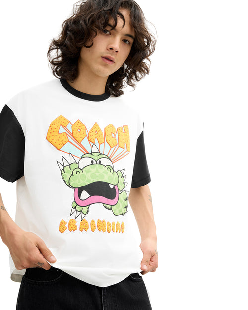 Brain Dead x Coach Zilly Monster T-Shirt - White Multi 2