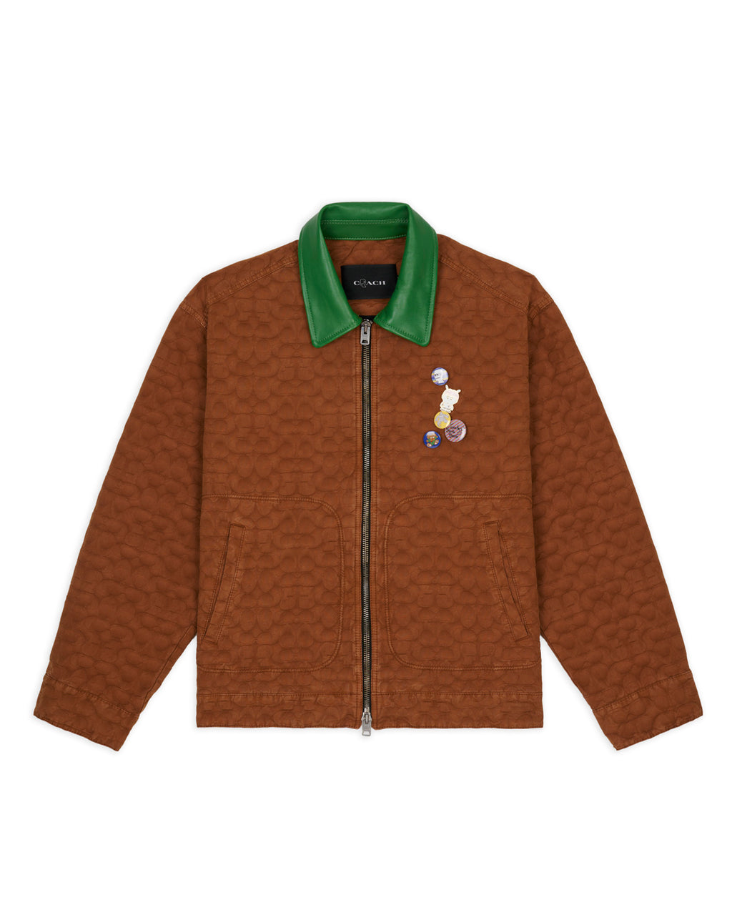 Brain Dead x Coach Zip Front Blouson - Brown