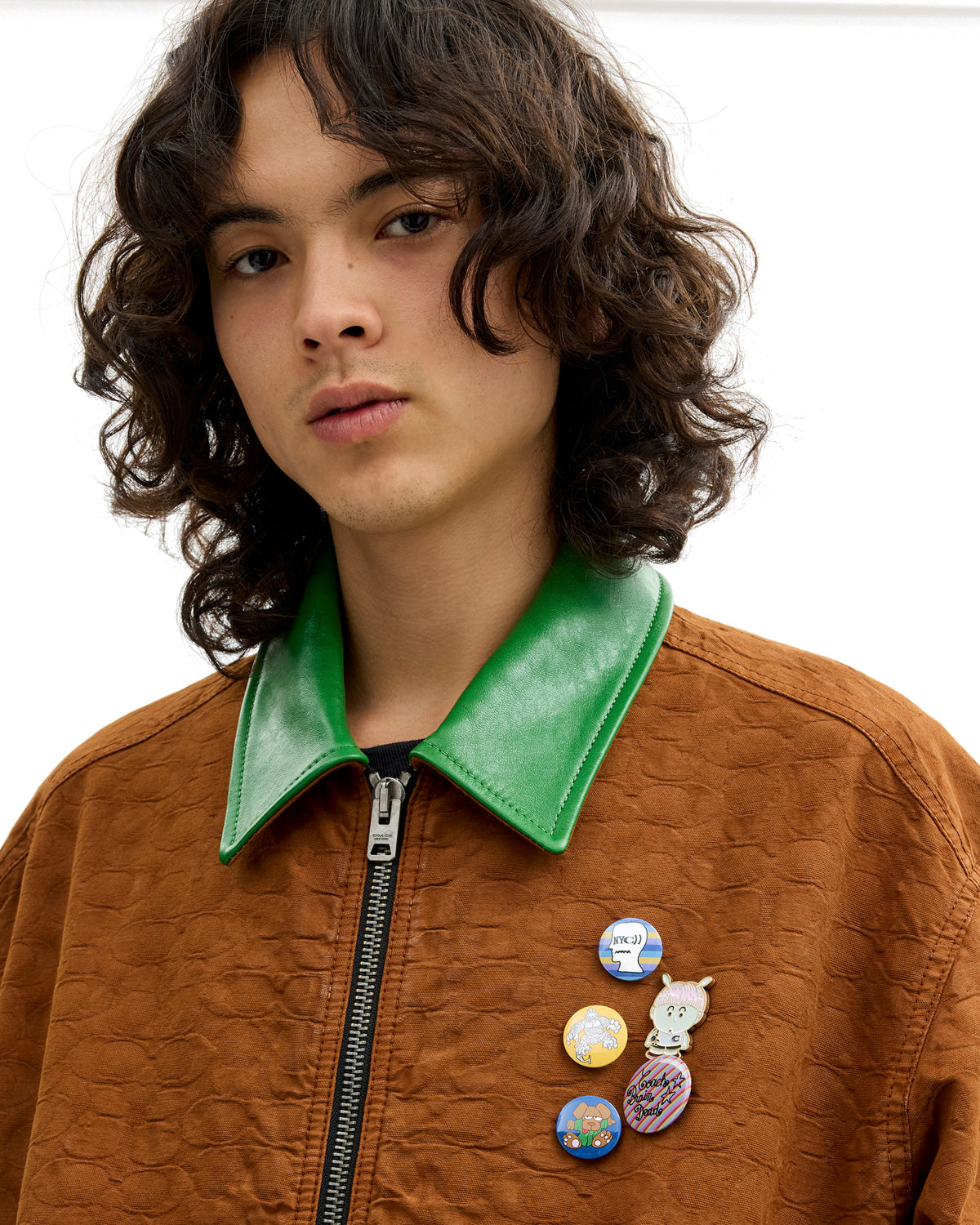 Brain Dead x Coach Zip Front Blouson - Brown 9