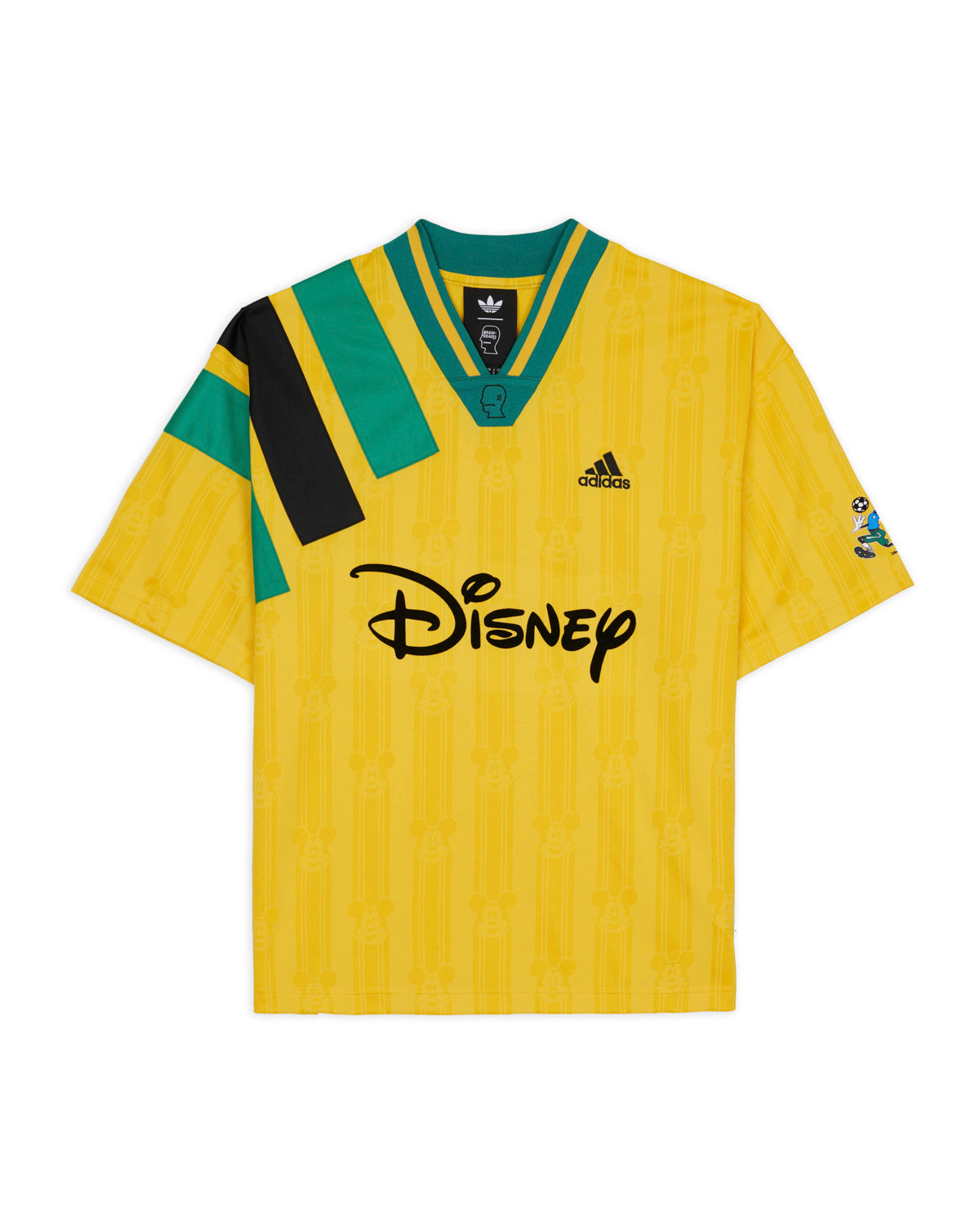 Brain Dead x Disney x Adidas Jacquard Soccer Jersey - Yellow 1
