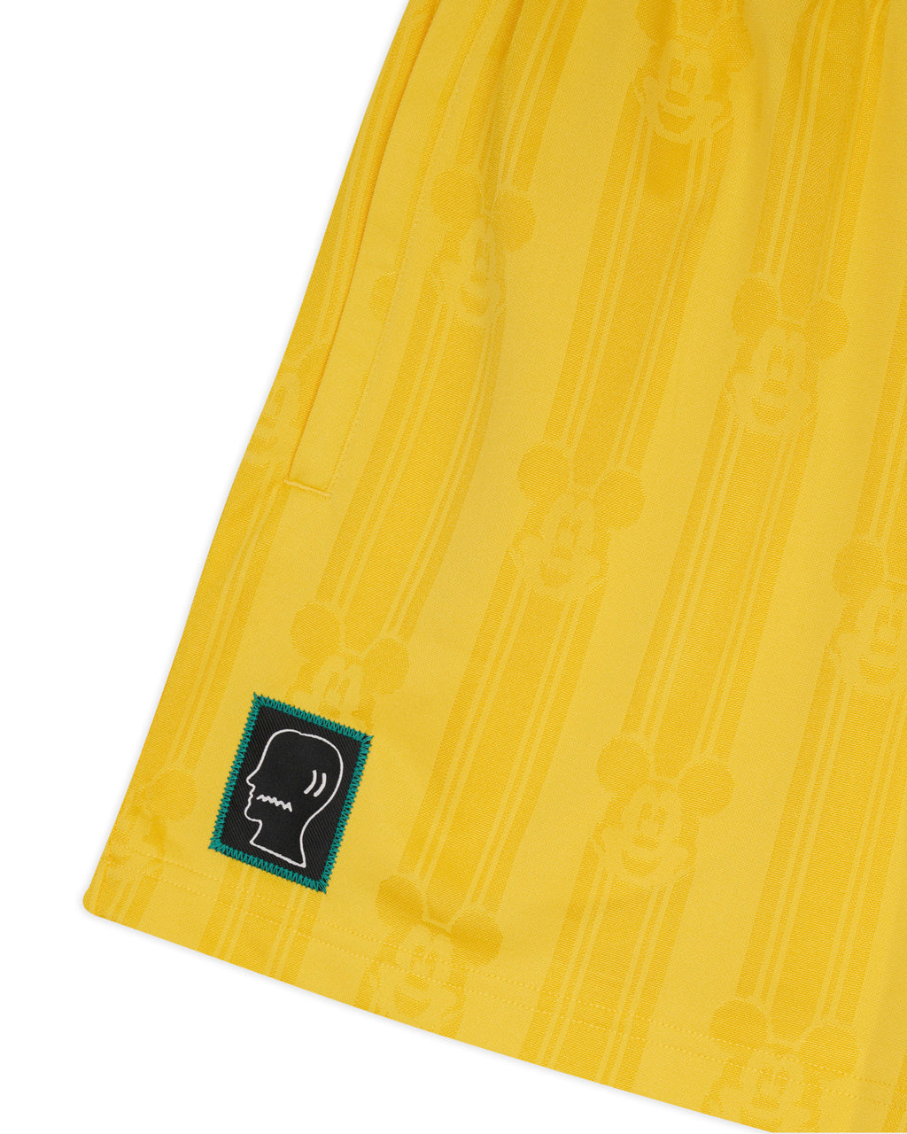 Brain Dead x Disney x Adidas Jacquard Soccer Short - Yellow 3