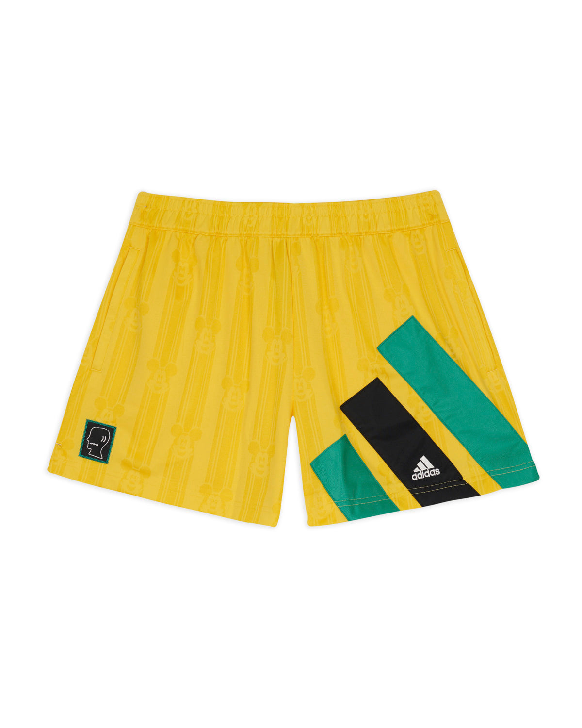 Brain Dead x Disney x Adidas Jacquard Soccer Short - Yellow 1