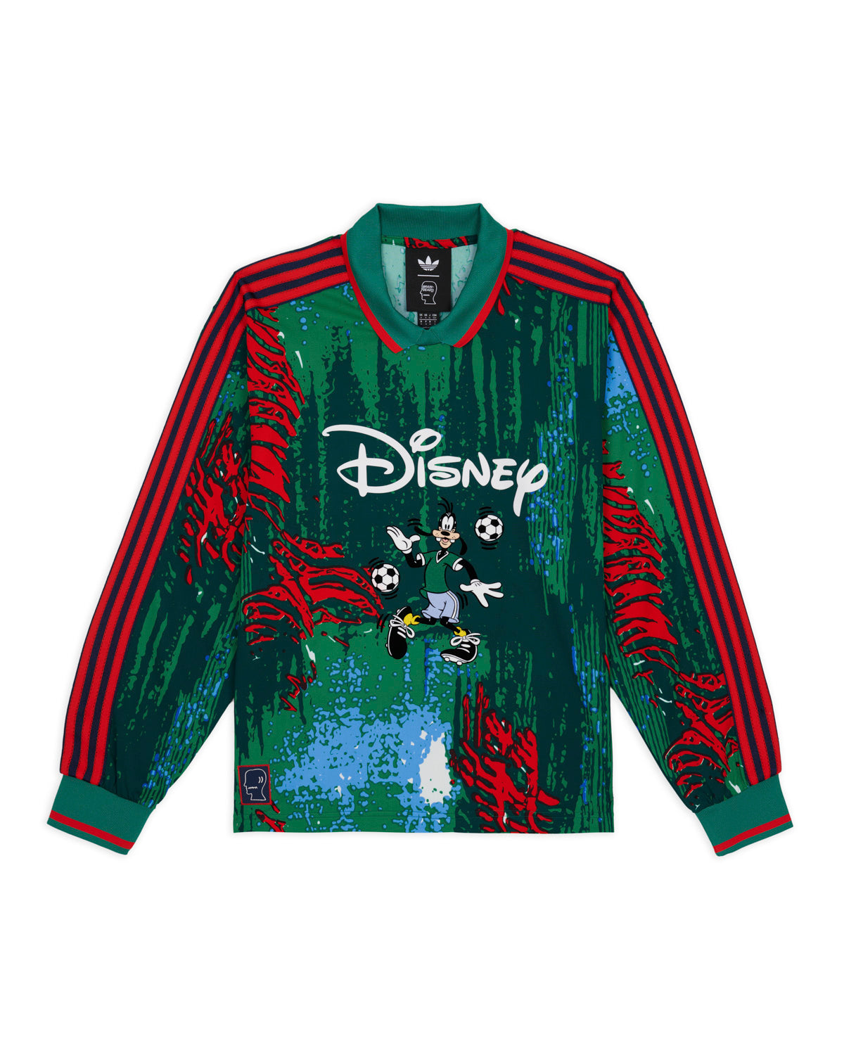 Brain Dead x Disney x Adidas Goofy Goalie Jersey - Red 1
