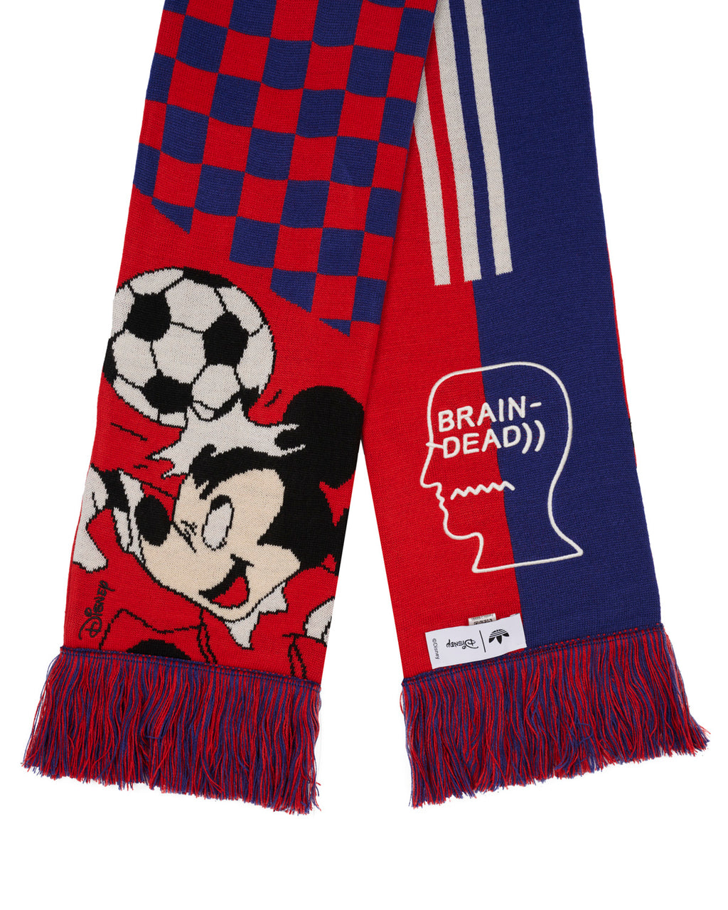 Brain Dead x Disney x Adidas Mickey and Friends Scarf - Red 3