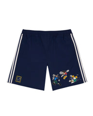 Brain Dead x Disney x Adidas Embroidered Mickey and Friends Track Short - Navy