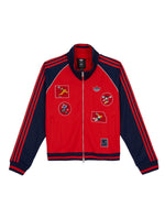 Brain Dead x Disney x Adidas Mickey and Friends Track Jacket - Red 1