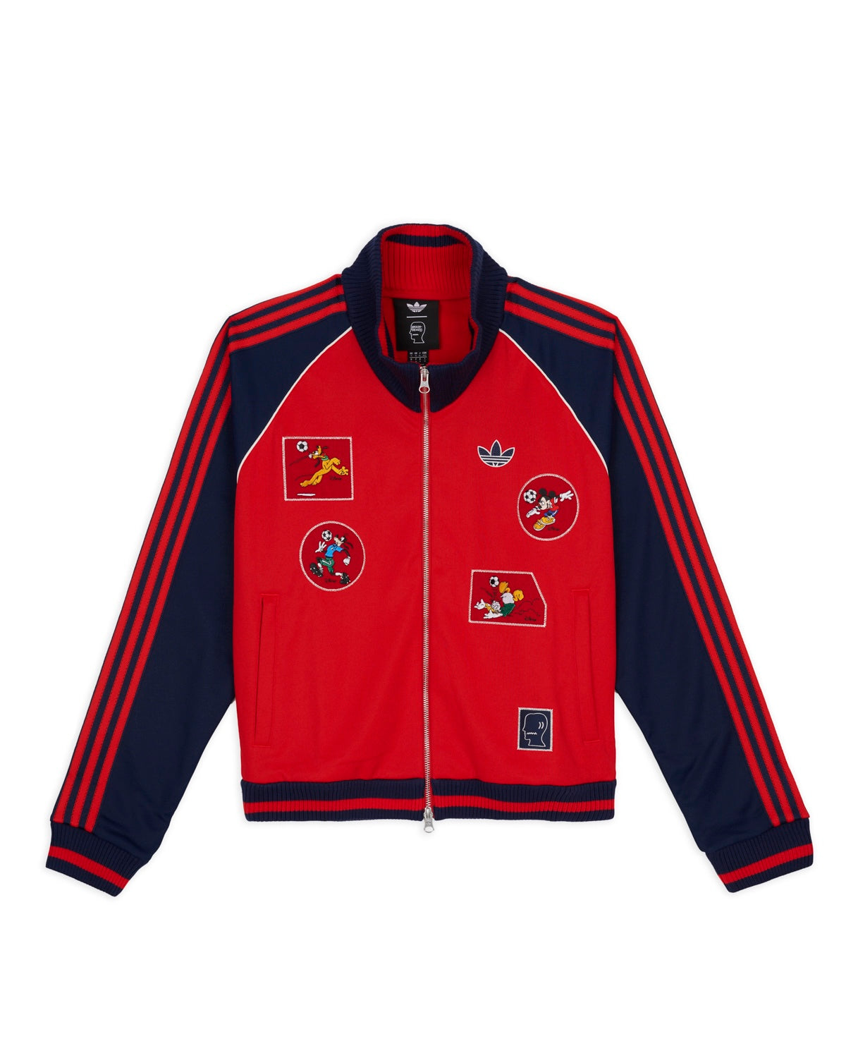 Brain Dead x Disney x Adidas Mickey and Friends Track Jacket - Red 1