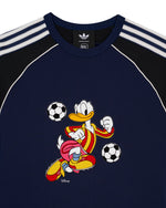 Brain Dead x Disney x Adidas Panelled Raglan Donald Duck T-shirt - Navy 3