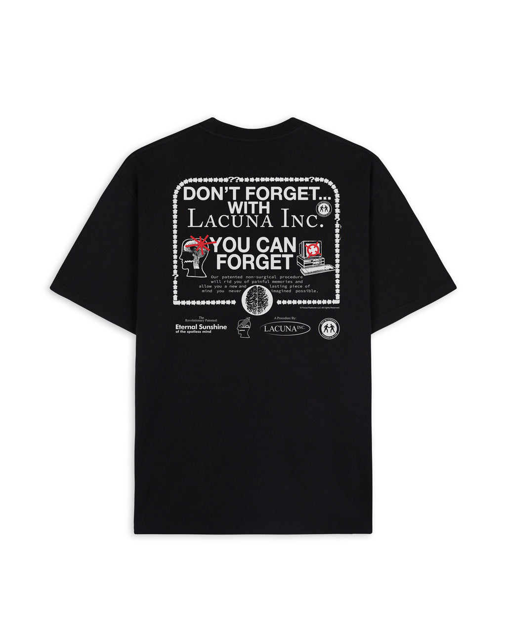Brain Dead x Eternal Sunshine Of The Spotless Mind T-shirt - Black 2