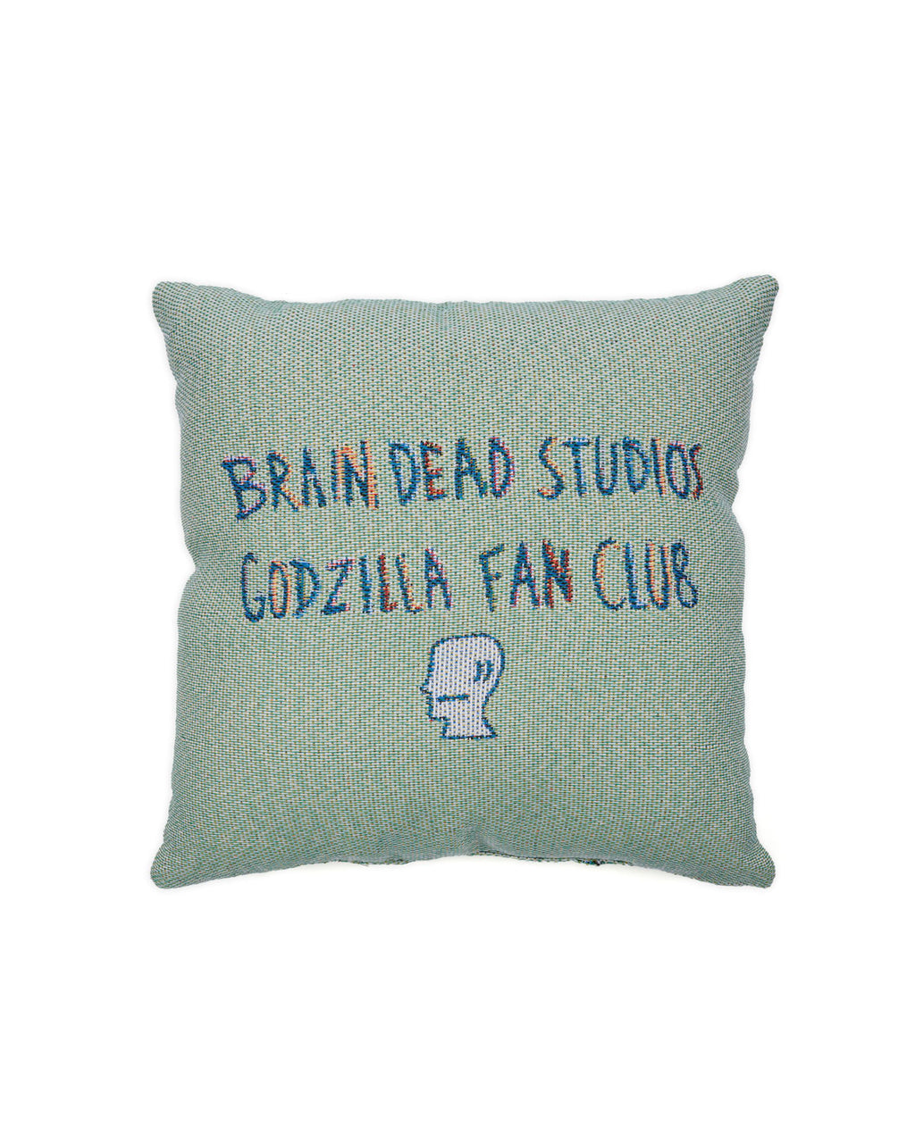 Brain Dead x Godzilla Jacquard Pillow - Seafoam 2