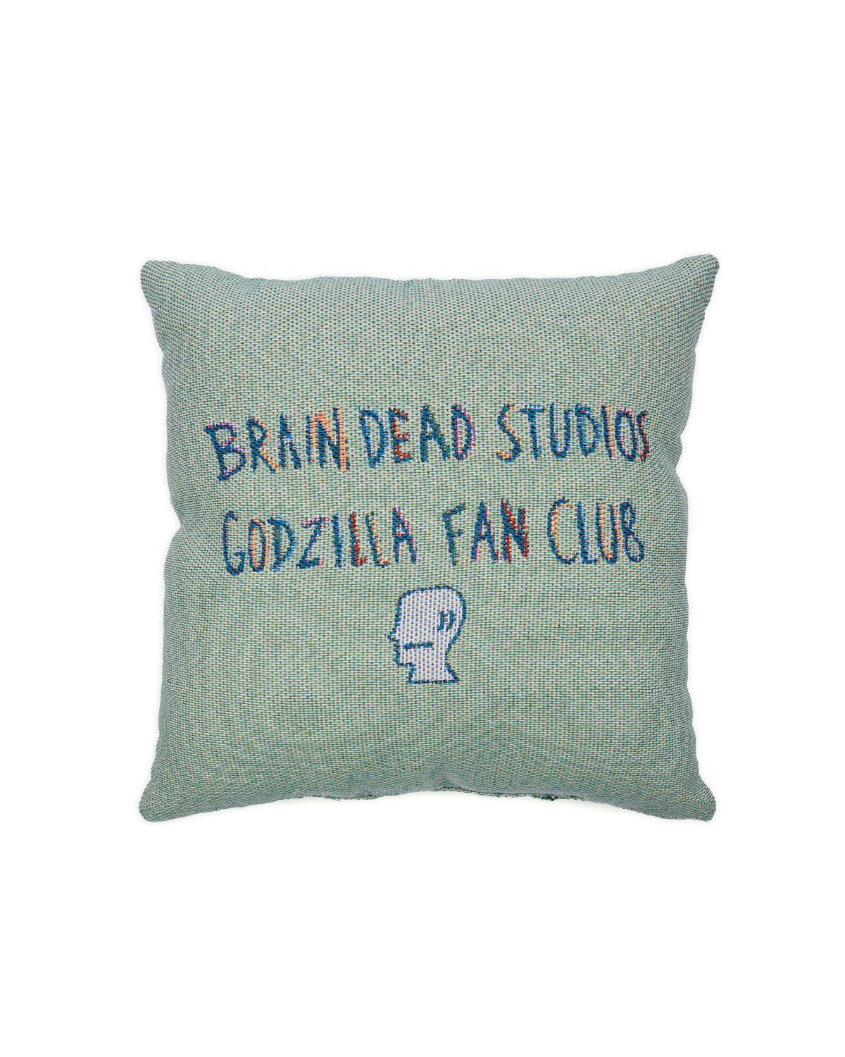 Brain Dead x Godzilla Jacquard Pillow - Seafoam 2