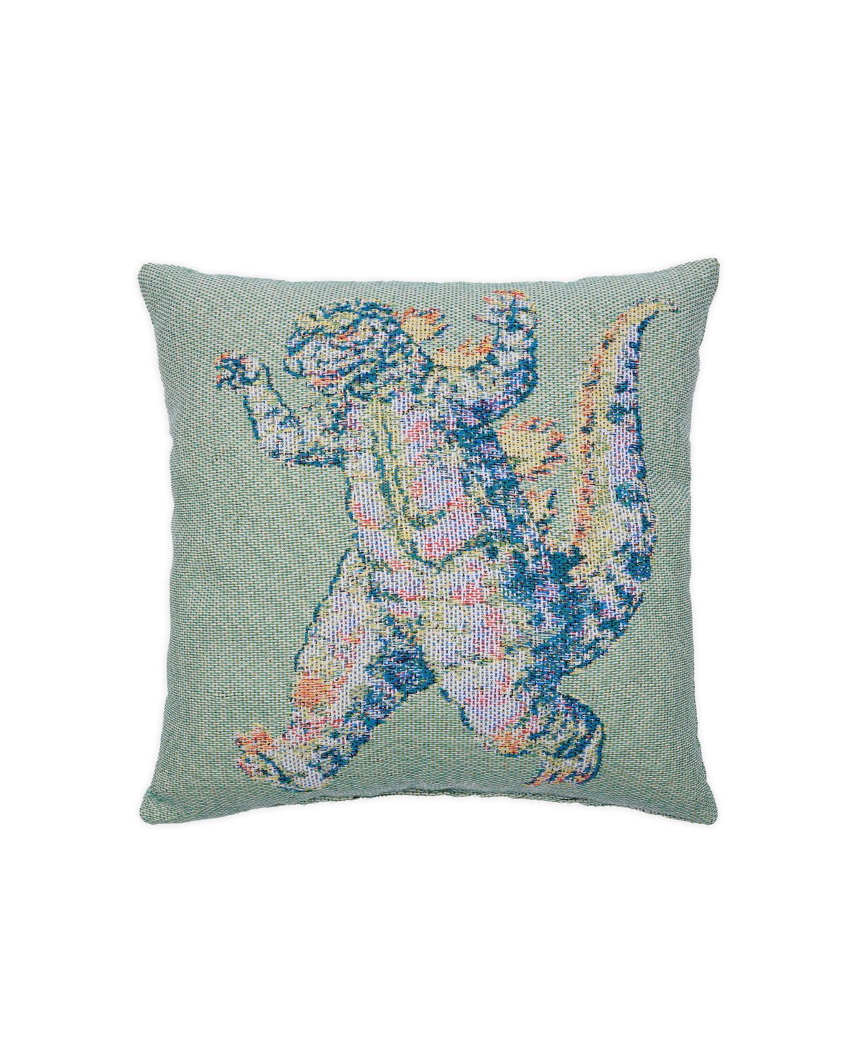 Brain Dead x Godzilla Jacquard Pillow - Seafoam 1