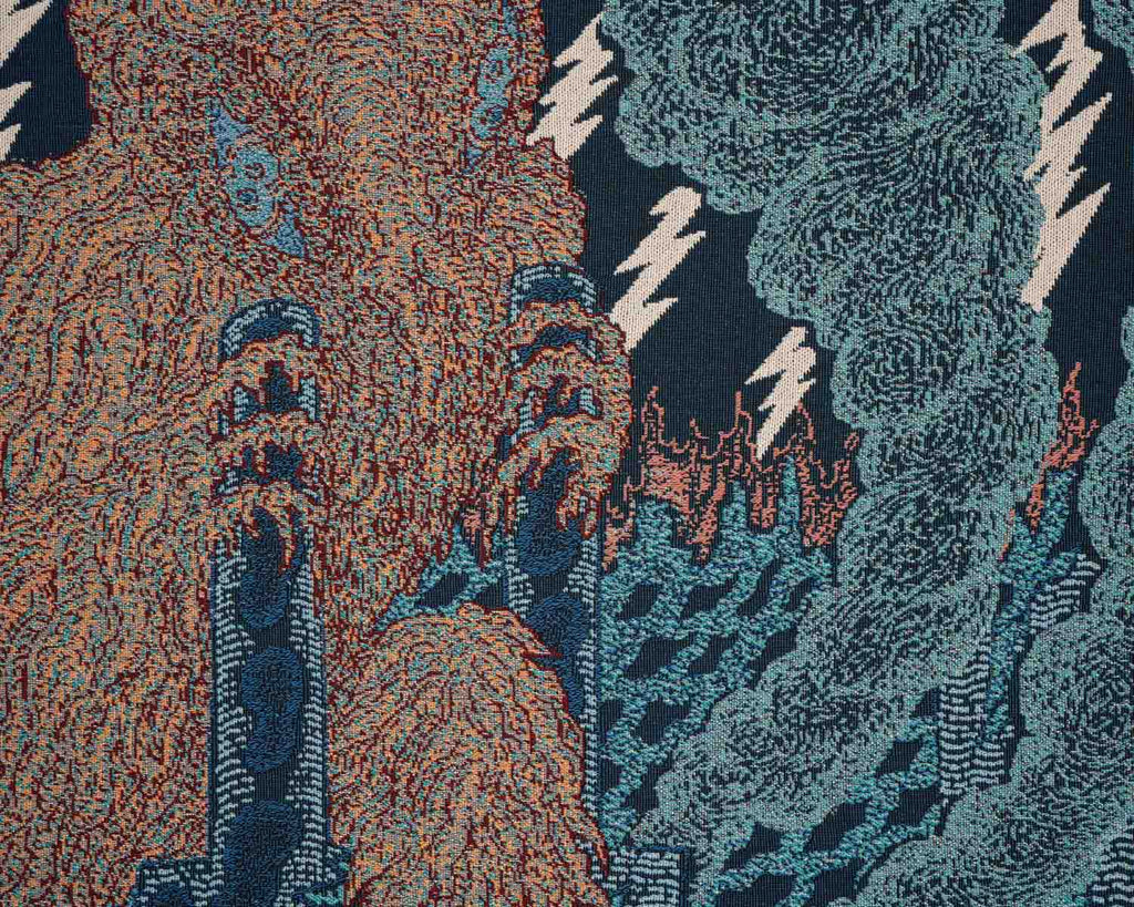 Brain Dead x Godzilla Hedorah Meal Time Blanket - Multi 2